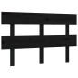 Giroletto con Testiera Nero 4FT6 Double in Legno Massello