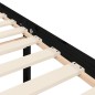 Giroletto con Testiera Nero 4FT6 Double in Legno Massello