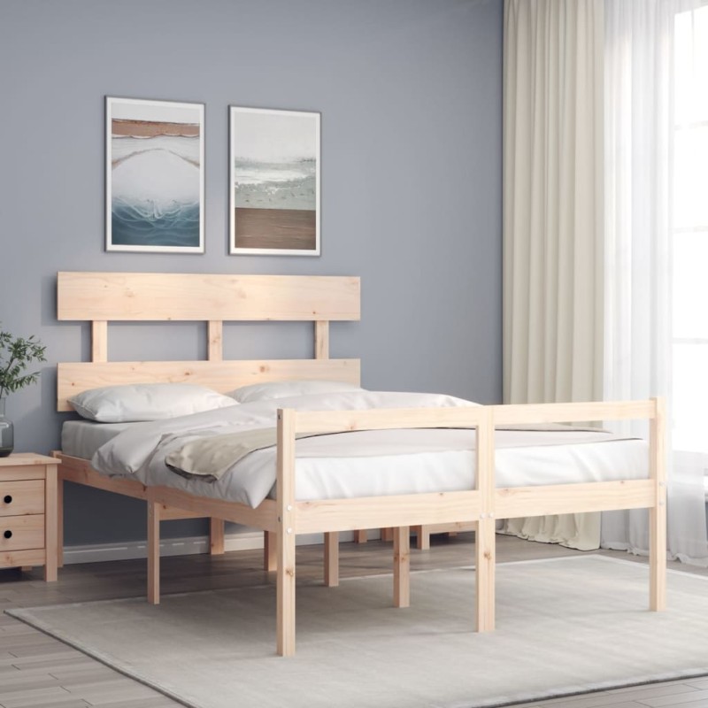 Giroletto con Testiera 4FT6 Double in Legno Massello Giroletto con Testiera 4FT6 Double in Legno Massello