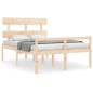 Giroletto con Testiera 4FT6 Double in Legno Massello Giroletto con Testiera 4FT6 Double in Legno Massello