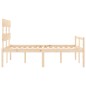Giroletto con Testiera 4FT6 Double in Legno Massello Giroletto con Testiera 4FT6 Double in Legno Massello