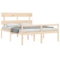 Giroletto con Testiera 5FT King in Legno Massello Giroletto con Testiera 5FT King in Legno Massello