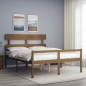 Giroletto con Testiera Miele 5FT King in Legno Massello Giroletto con Testiera Miele 5FT King in Legno Massello