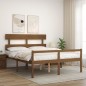 Giroletto con Testiera Miele 5FT King in Legno Massello Giroletto con Testiera Miele 5FT King in Legno Massello