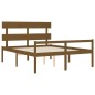 Giroletto con Testiera Miele 5FT King in Legno Massello Giroletto con Testiera Miele 5FT King in Legno Massello
