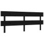 Giroletto con Testiera Nero 6FT Super King in Legno Massello Giroletto con Testiera Nero 6FT Super King in Legno Massello