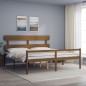 Giroletto con Testiera Miele 6FT Super King in Legno Massello Giroletto con Testiera Miele 6FT Super King in Legno Massello
