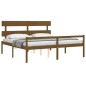 Giroletto con Testiera Miele 6FT Super King in Legno Massello Giroletto con Testiera Miele 6FT Super King in Legno Massello