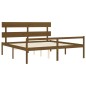 Giroletto con Testiera Miele 6FT Super King in Legno Massello Giroletto con Testiera Miele 6FT Super King in Legno Massello