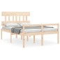 Giroletto con Testiera 4FT6 Double in Legno Massello Giroletto con Testiera 4FT6 Double in Legno Massello