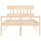 Giroletto con Testiera 4FT6 Double in Legno Massello Giroletto con Testiera 4FT6 Double in Legno Massello