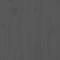 Giroletto con Testiera Grigio 6FT Super King in Legno Massello Giroletto con Testiera Grigio 6FT Super King in Legno Massello