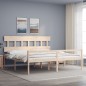 Giroletto con Testiera 6FT Super King in Legno Massello