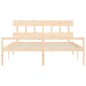 Giroletto con Testiera 6FT Super King in Legno Massello