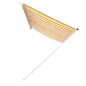 Tenda da Sole Retrattile 300x150 cm Giallo e Bianco Tenda da Sole Retrattile 300x150 cm Giallo e Bianco