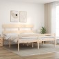 Giroletto con Testiera 6FT Super King in Legno Massello Giroletto con Testiera 6FT Super King in Legno Massello