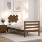 vidaXL Giroletto senza Materasso Ambra 90x200cm Legno Massello vidaXL Giroletto senza Materasso Ambra 90x200cm Legno Massello