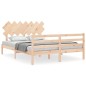 Giroletto con Testiera 5FT King Size in Legno Massello