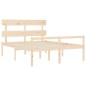 Giroletto con Testiera 160x200 cm in Legno Massello Giroletto con Testiera 160x200 cm in Legno Massello