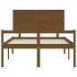 Giroletto con Testiera Miele 140x190 cm in Legno Massello