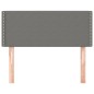 Testiera Grigio Scuro 80x5x78/88 cm in Tessuto Testiera Grigio Scuro 80x5x78/88 cm in Tessuto
