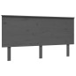 Giroletto con Testiera Grigio 5FT King in Legno Massello Giroletto con Testiera Grigio 5FT King in Legno Massello