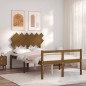 Giroletto con Testiera Miele 4FT6 Double in Legno Massello