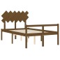 Giroletto con Testiera Miele 4FT6 Double in Legno Massello