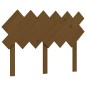 Giroletto con Testiera Miele 4FT6 Double in Legno Massello
