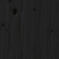 Giroletto con Testiera Nero 2FT6 Small Single in Legno Massello Giroletto con Testiera Nero 2FT6 Small Single in Legno Massello