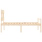 Giroletto con Testiera 100x200 cm in Legno Massello