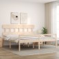 Giroletto con Testiera 200x200 cm in Legno Massello