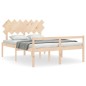 Giroletto con Testiera 5FT King in Legno Massello Giroletto con Testiera 5FT King in Legno Massello