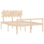 Giroletto con Testiera 5FT King in Legno Massello Giroletto con Testiera 5FT King in Legno Massello