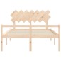 Giroletto con Testiera 5FT King in Legno Massello Giroletto con Testiera 5FT King in Legno Massello