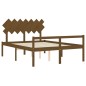 Giroletto con Testiera Miele 140x200 cm in Legno Massello Giroletto con Testiera Miele 140x200 cm in Legno Massello
