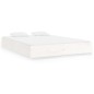 Giroletto Bianco in Legno Massello 150x200 cm 5FT King Size