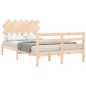 Giroletto con Testiera 4FT Small Double in Legno Massello