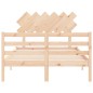Giroletto con Testiera 4FT Small Double in Legno Massello