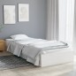 Giroletto Bianco in Legno Massello 75x190 cm 2FT6 Small Single Giroletto Bianco in Legno Massello 75x190 cm 2FT6 Small Single