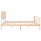 Giroletto con Testiera 200x200 cm in Legno Massello Giroletto con Testiera 200x200 cm in Legno Massello