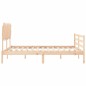 Giroletto con Testiera 160x200 cm in Legno Massello Giroletto con Testiera 160x200 cm in Legno Massello