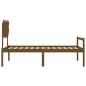 Giroletto con Testiera Miele 100x200 cm in Legno Massello Giroletto con Testiera Miele 100x200 cm in Legno Massello