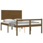 Giroletto con Testiera Miele 4FT6 Double in Legno Massello