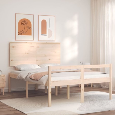 Giroletto con Testiera 120x200 cm in Legno Massello