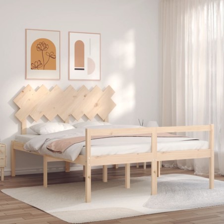 Giroletto con Testiera 140x200 cm in Legno Massello