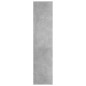 Libreria/Credenza Grigio Cemento 66x30x130 cm in Truciolato