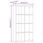 Libreria/Credenza Grigio Cemento 66x30x130 cm in Truciolato