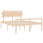 Giroletto con Testiera 160x200 cm in Legno Massello Giroletto con Testiera 160x200 cm in Legno Massello