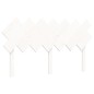 Giroletto con Testiera Bianco 5FT King in Legno Massello Giroletto con Testiera Bianco 5FT King in Legno Massello